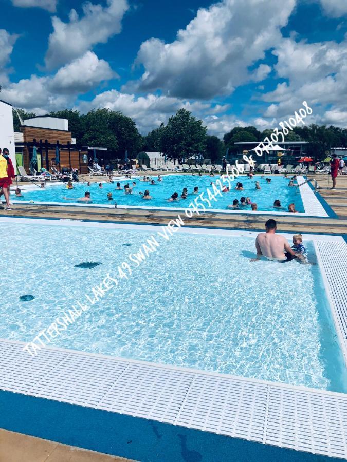 Swan View Retreats # Hottub # Egg Chair # Bbq & Bikes Included 8 Berth Tattershall Kültér fotó