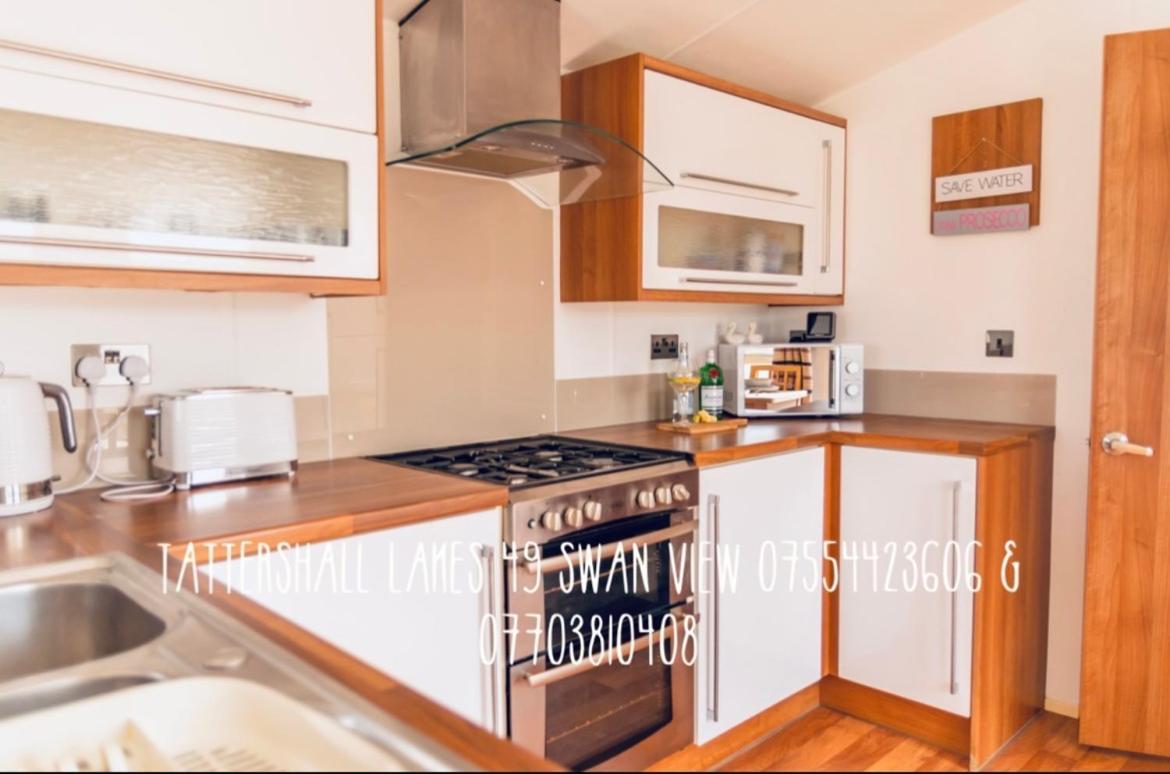 Swan View Retreats # Hottub # Egg Chair # Bbq & Bikes Included 8 Berth Tattershall Kültér fotó