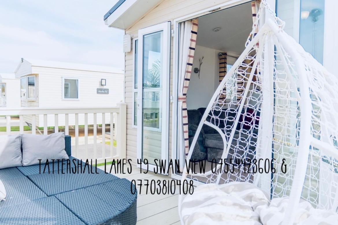 Swan View Retreats # Hottub # Egg Chair # Bbq & Bikes Included 8 Berth Tattershall Kültér fotó