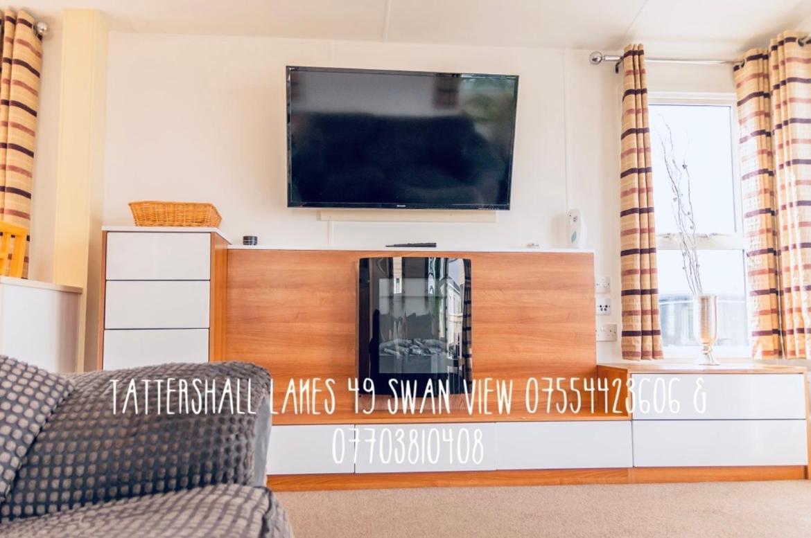 Swan View Retreats # Hottub # Egg Chair # Bbq & Bikes Included 8 Berth Tattershall Kültér fotó