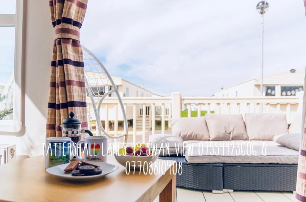 Swan View Retreats # Hottub # Egg Chair # Bbq & Bikes Included 8 Berth Tattershall Kültér fotó