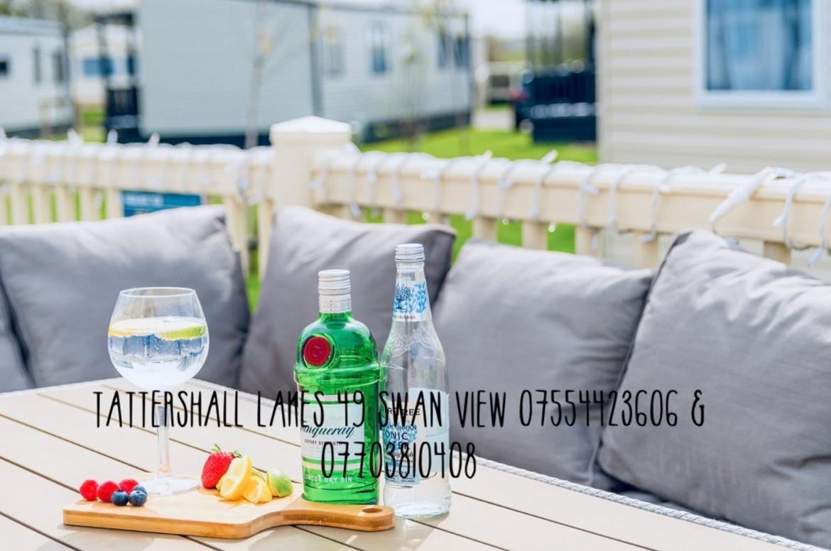 Swan View Retreats # Hottub # Egg Chair # Bbq & Bikes Included 8 Berth Tattershall Kültér fotó